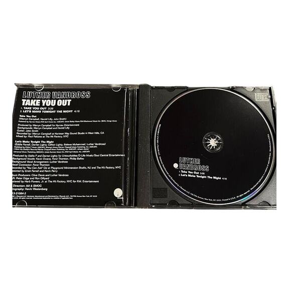 Luther Vandross - Take You Out [SINGLE] (2001, CD) GOOD+ - Picture 3 of 4